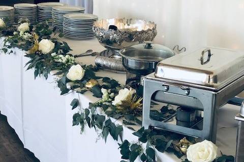 Buffet setup