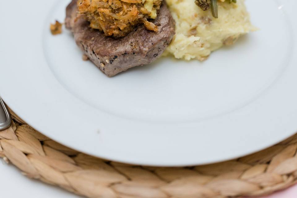 Plated meal
