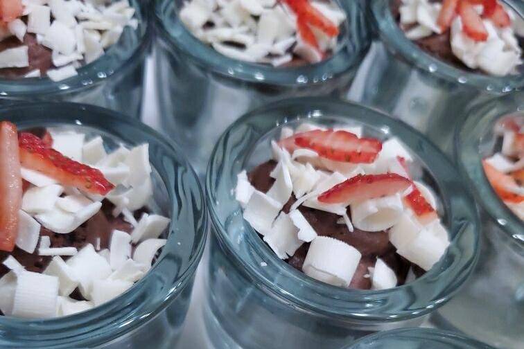 Chocolate mousse cup