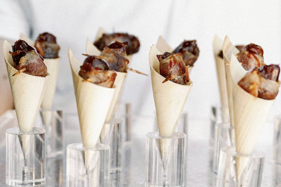 Bacon wrapped dates
