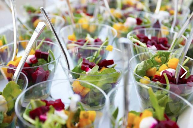 Rainbow beet salad