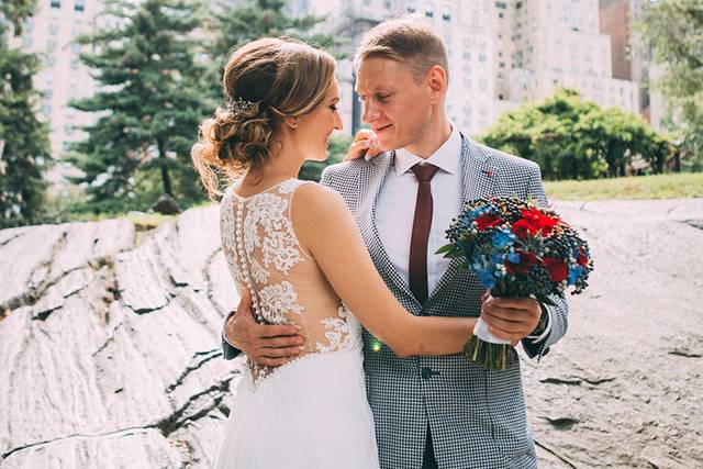Wedding ceremony floral decor
