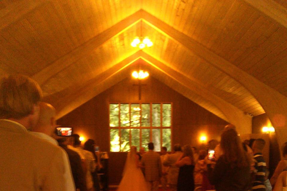 Walking down the aisle