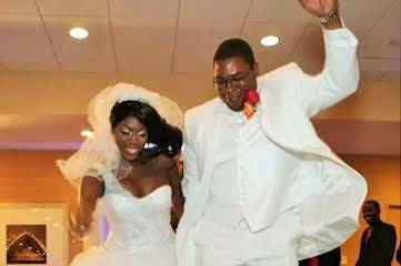 Couple happily married
