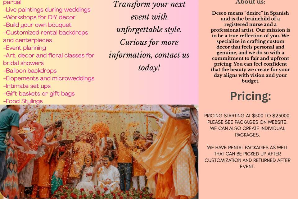 Deseo Event Decor
