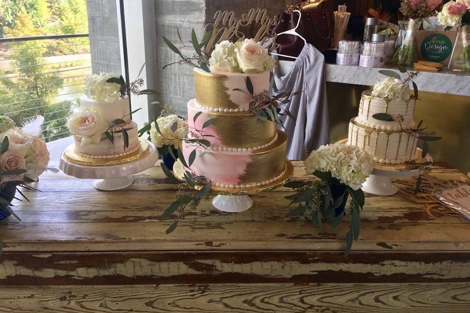Multi Cake Wedding