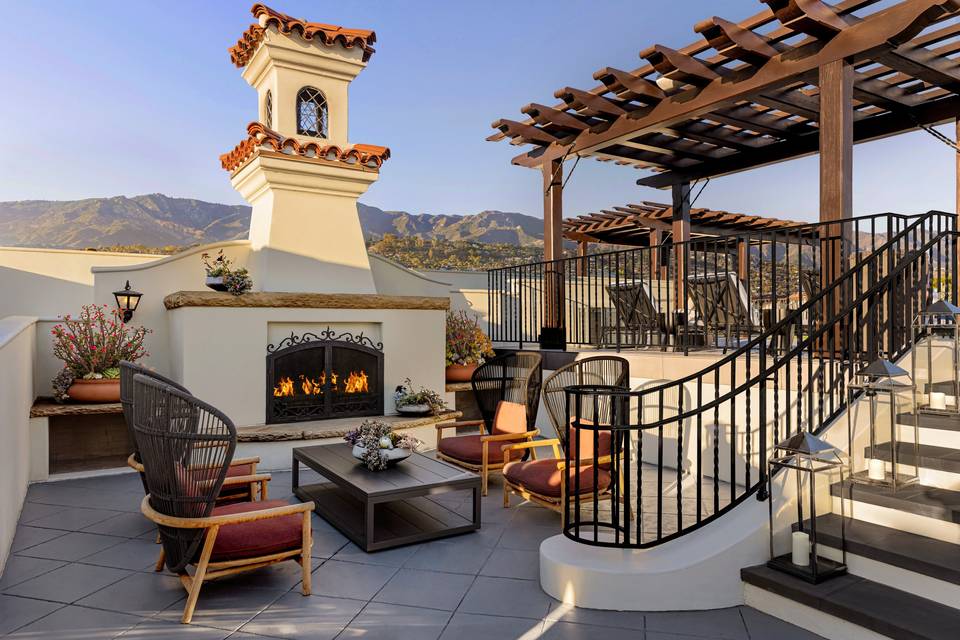 Rooftop Fireplace