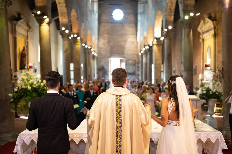Wedding in Pisa church