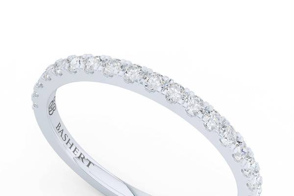 Simplicity and Elegance.Bright White Gold or PlatinumDelicate 