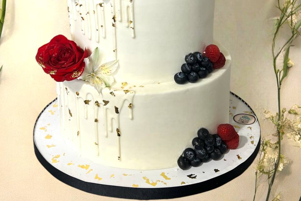 Buttercream Wedding cake.