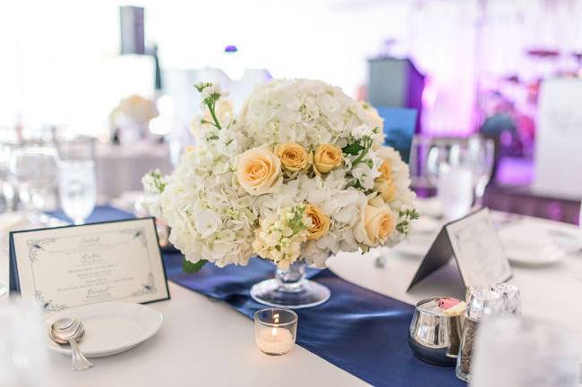 Hydrangea centerpiece