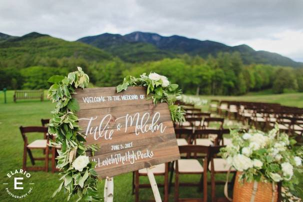 Wedding signage