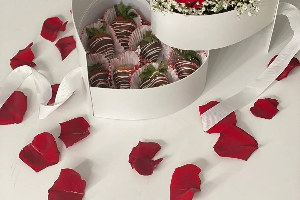 Roses and chocolates