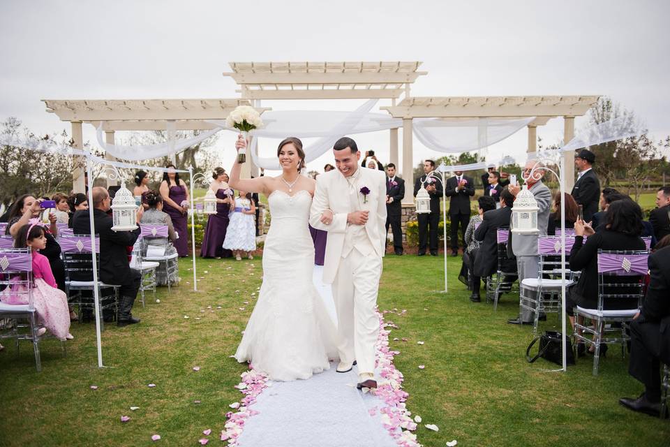 Walking down the aisle