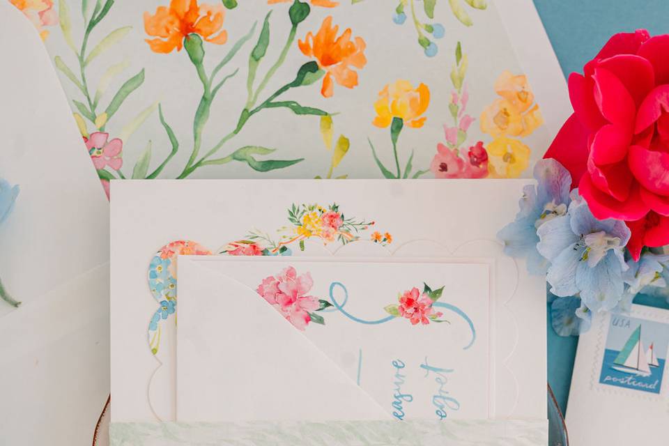 Colorful, Whimsical Invitation