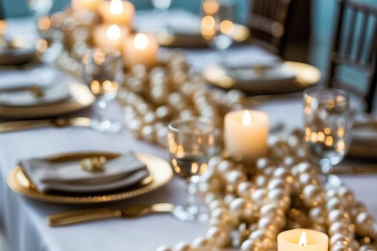 Intimate table decor
