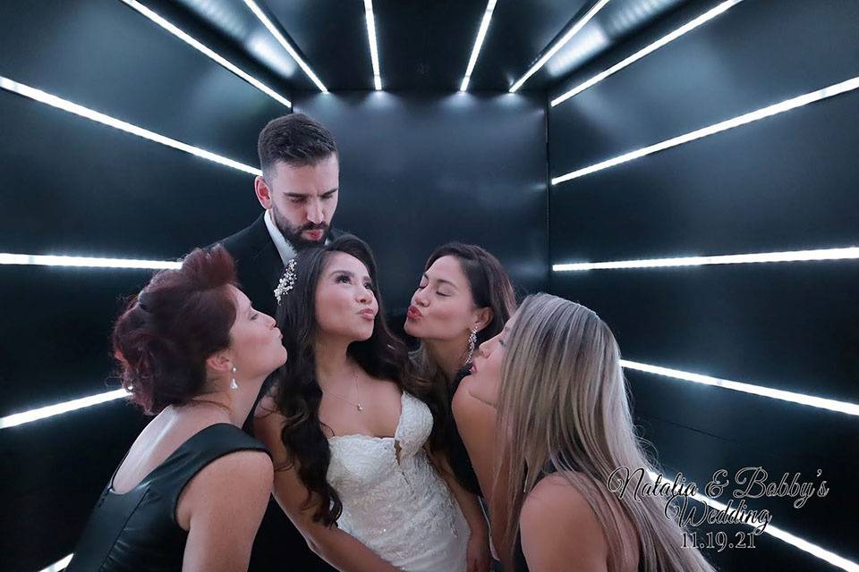 Bride and friends