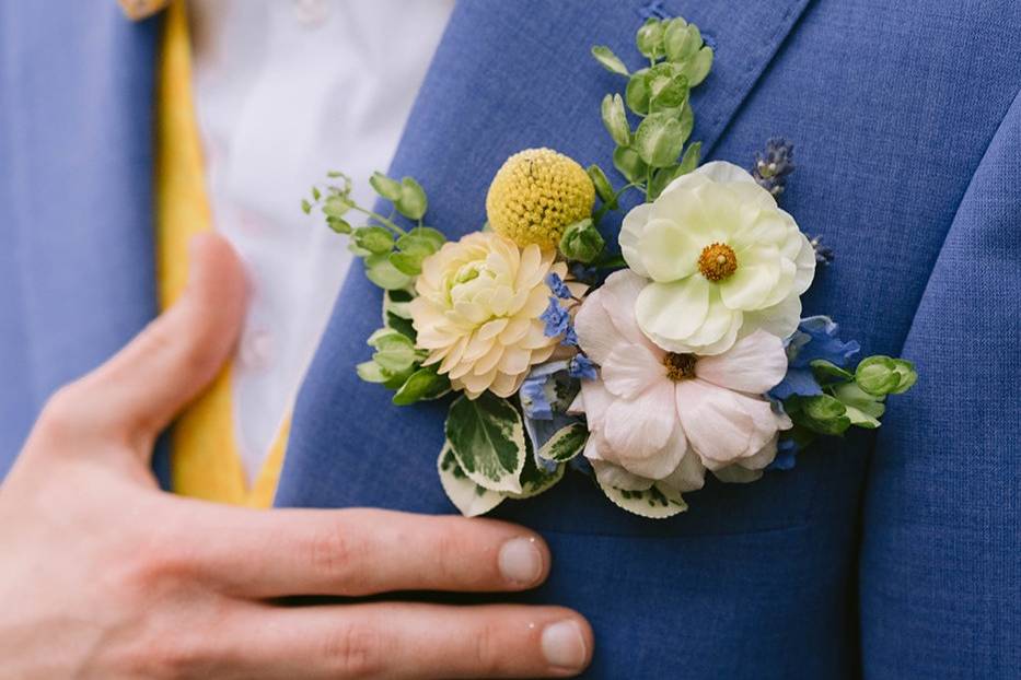 Spring Floral Pocket Square