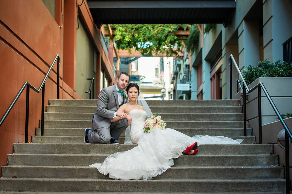 Downtown wedding