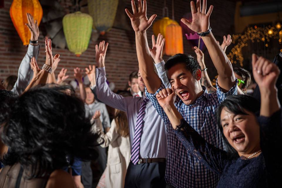 Reception dancing