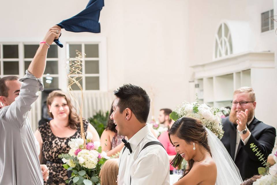 Welcoming the Bride and Groom