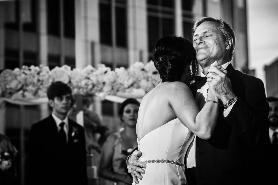 Father, daughter dance