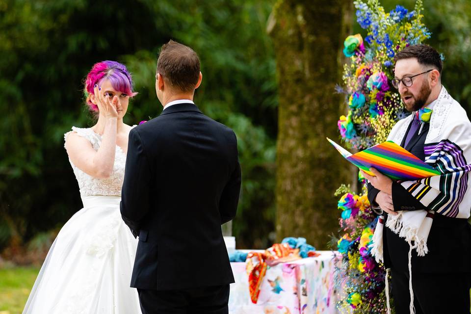 Colorful wedding