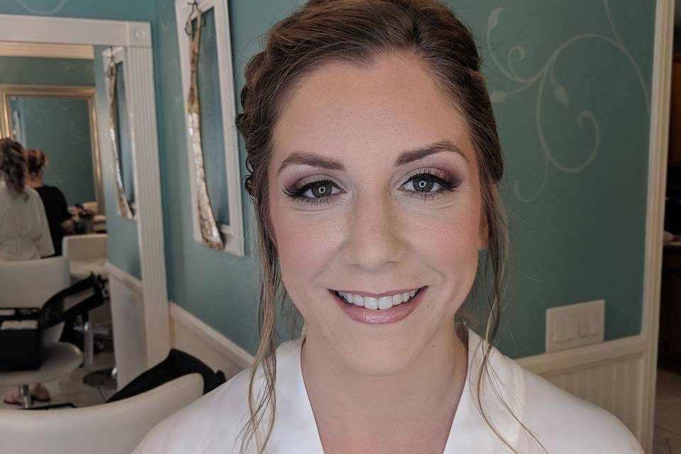 Bridal makeup by Tiffany