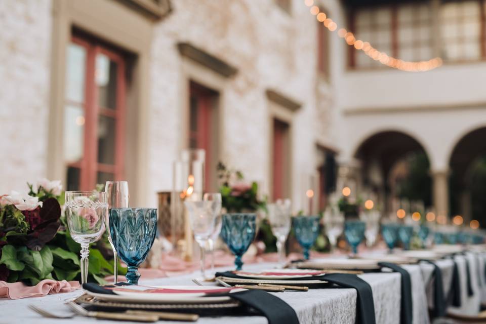 Blue Goblets