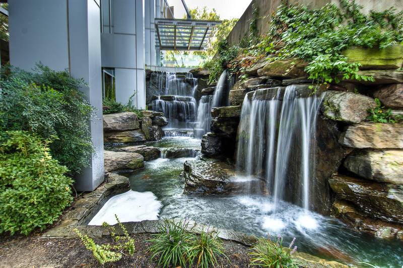 Waterfall feature