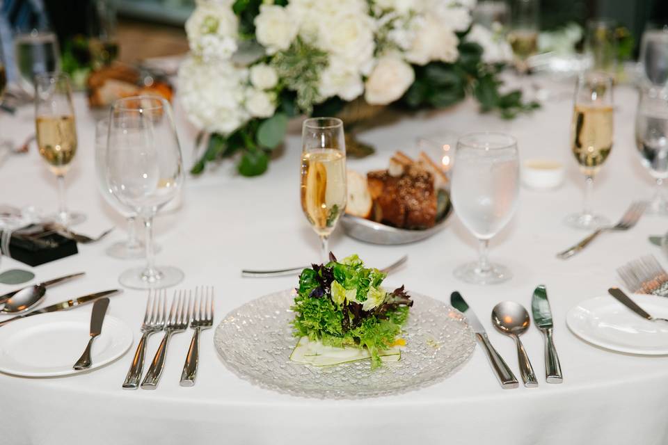 Indoor wedding ceremony