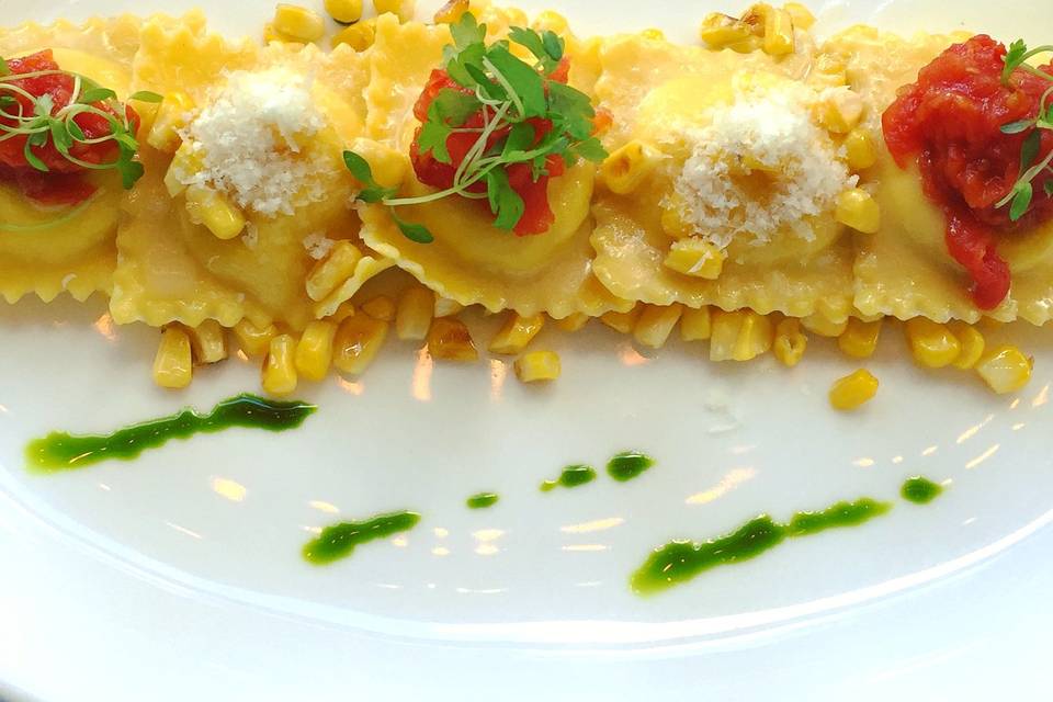 Ravioli dish