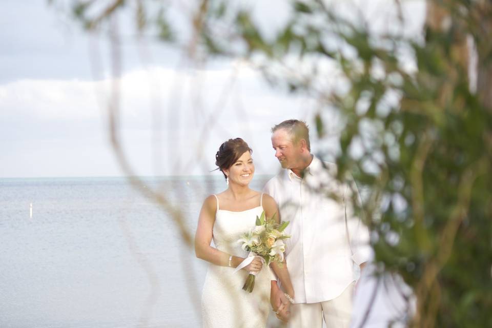 Beach wedding in Marathon FL Keys