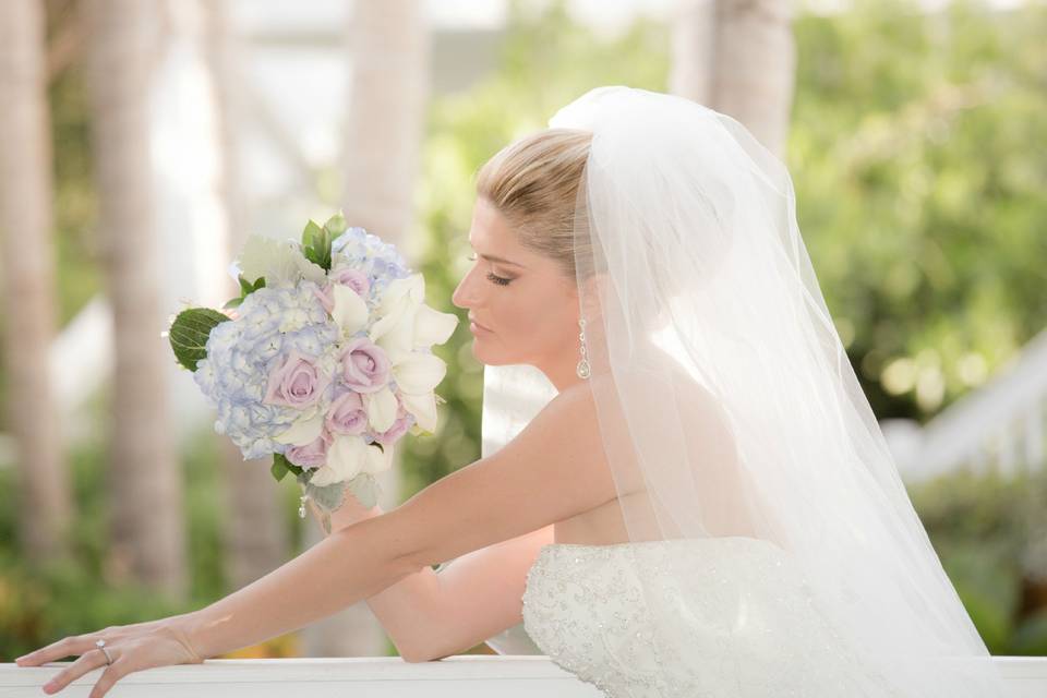 Bridal bouquet in Lavander