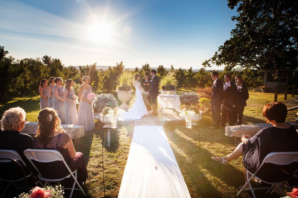 Ceremony under the sun