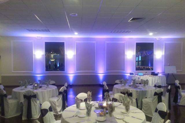 Uplighting at St. Demetrios in Rocky River