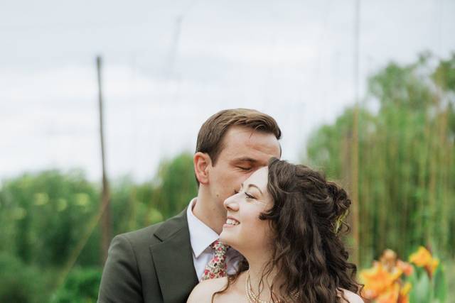 Newly-wed portraits.