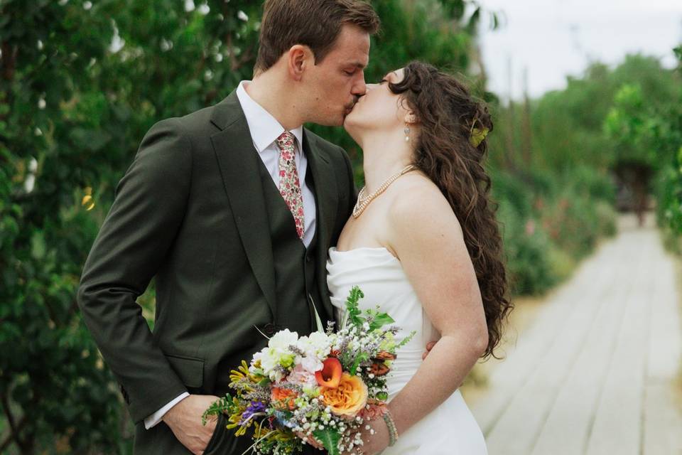Newly-wed portraits.