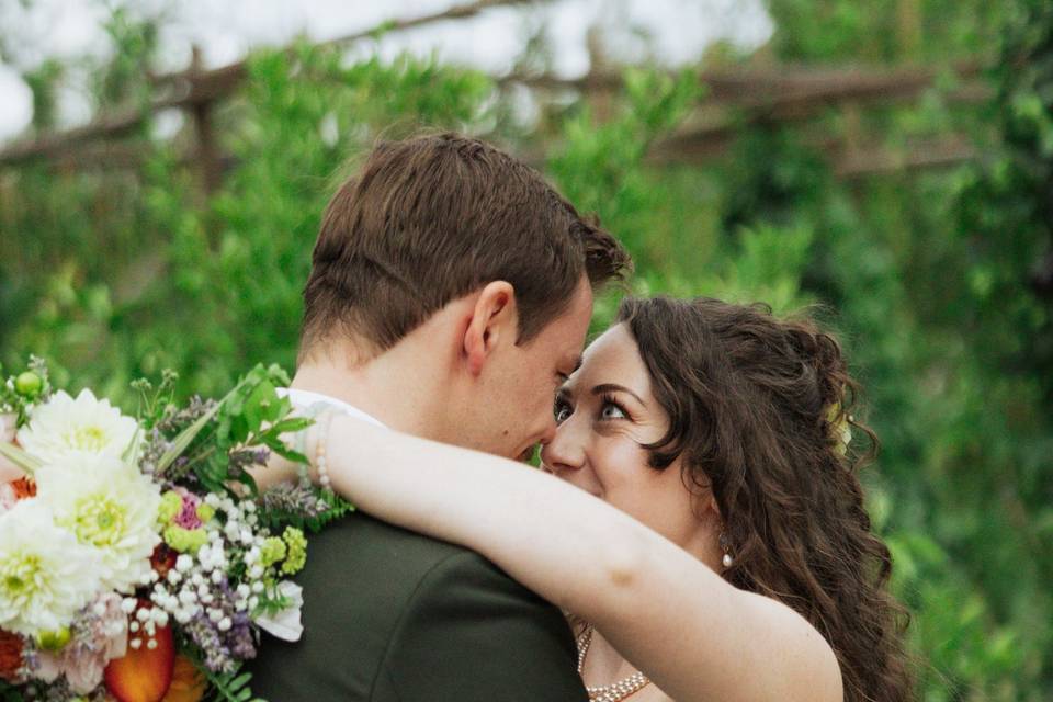 Newly-wed portraits.