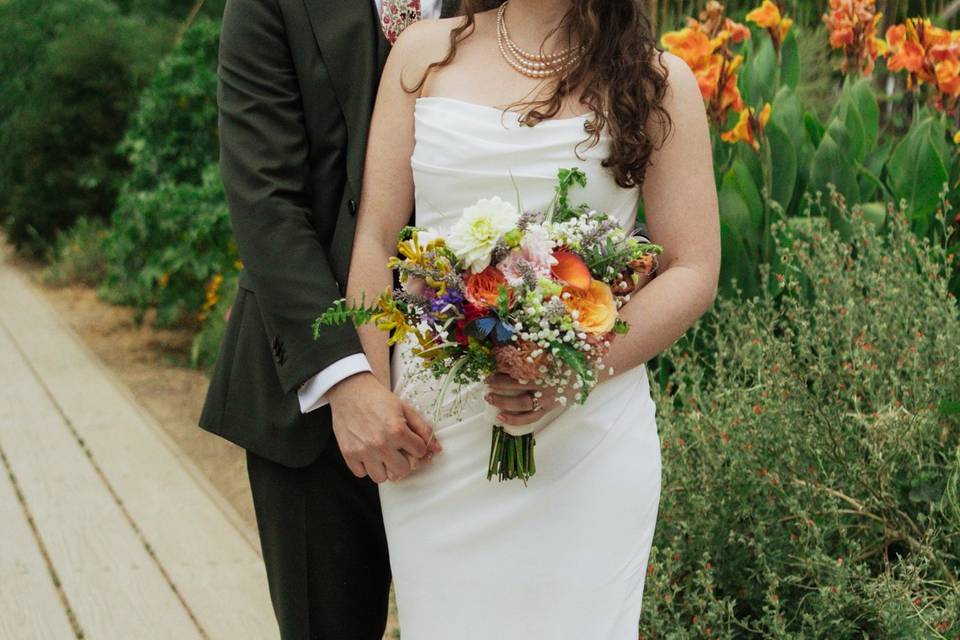 Newly-wed portraits.