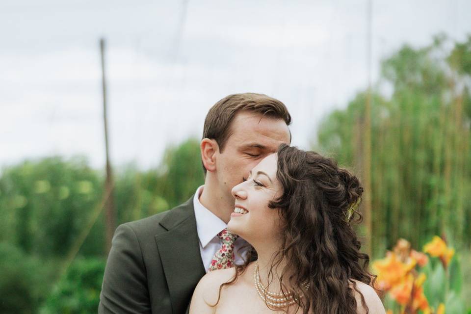 Newly-wed portraits.
