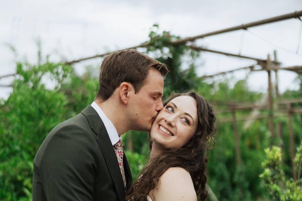 Newly-wed portraits.