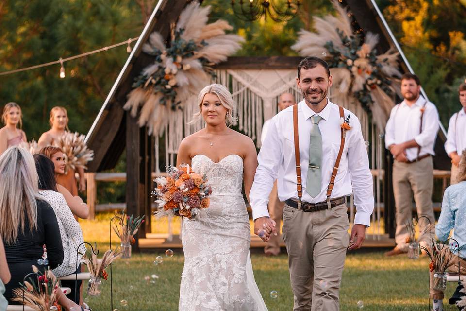 Bride and groom