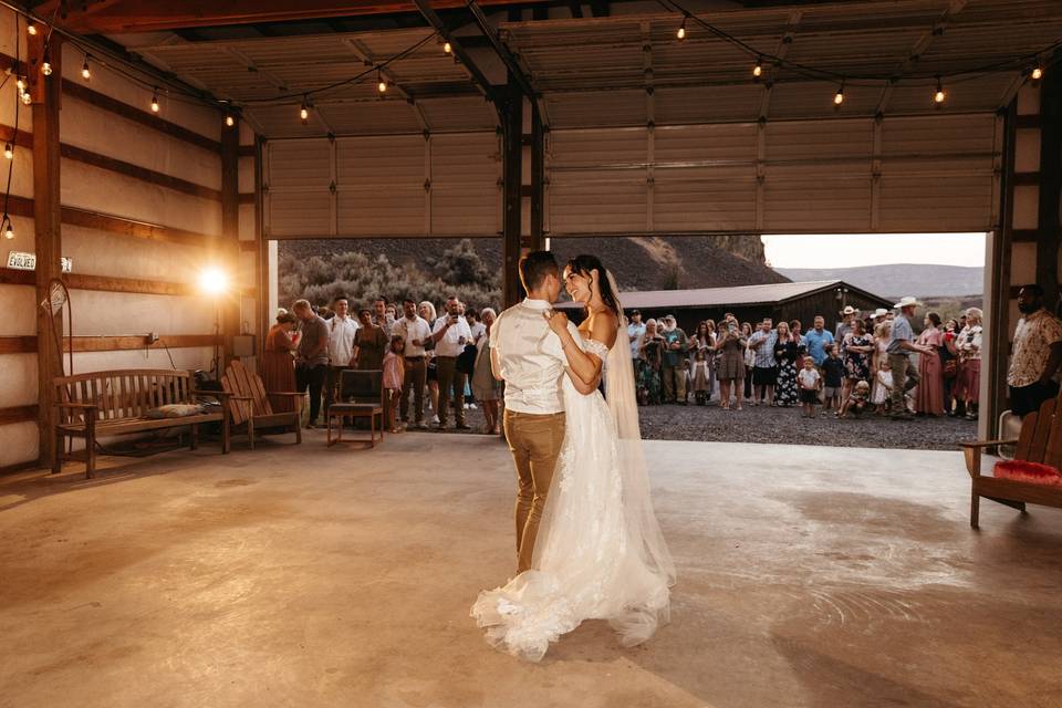 Party Barn, First dance