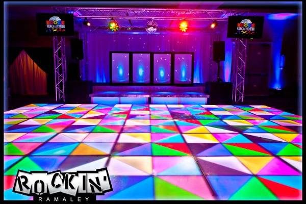 Our LED Dance floor will surely add an extra touch of elegance and fun to your celebration.