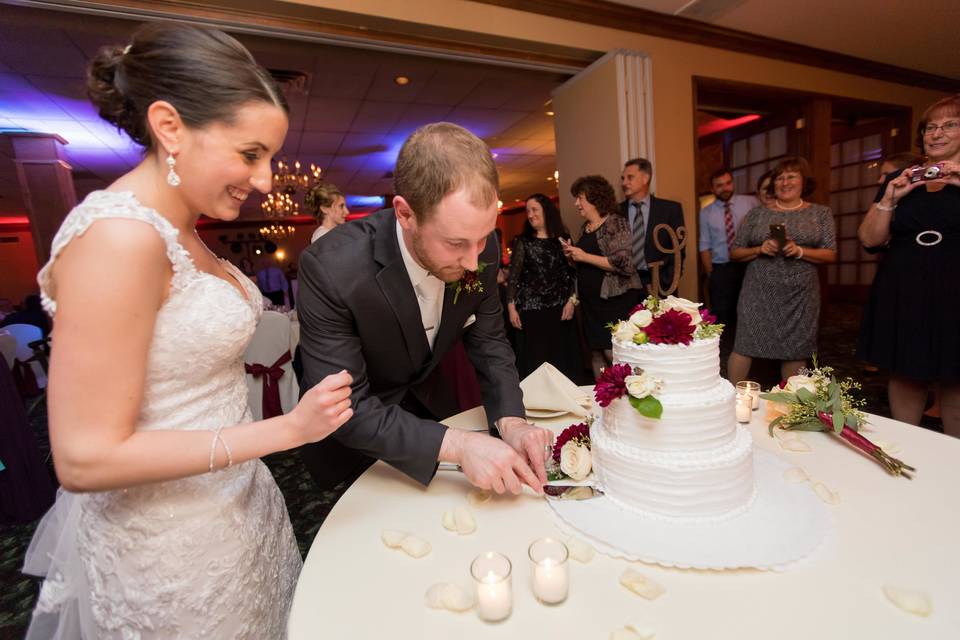 Cutting of the cake