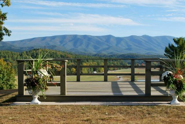 Wedding ceremony area