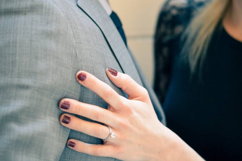 downtown Detroit engagement session