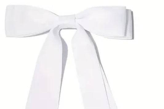 Signature White Hair Bow