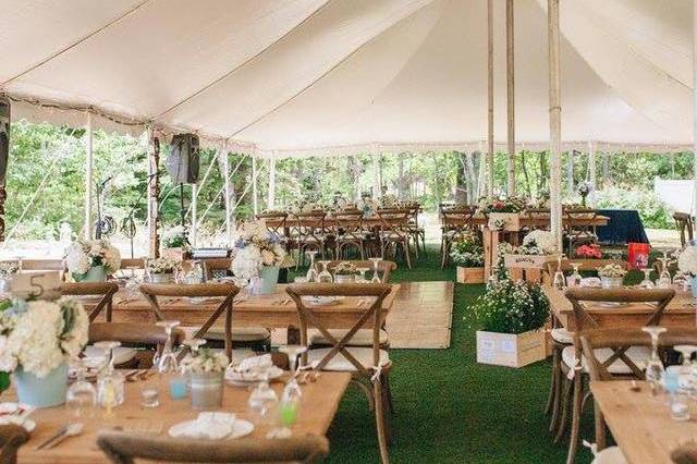 Rustic marquee